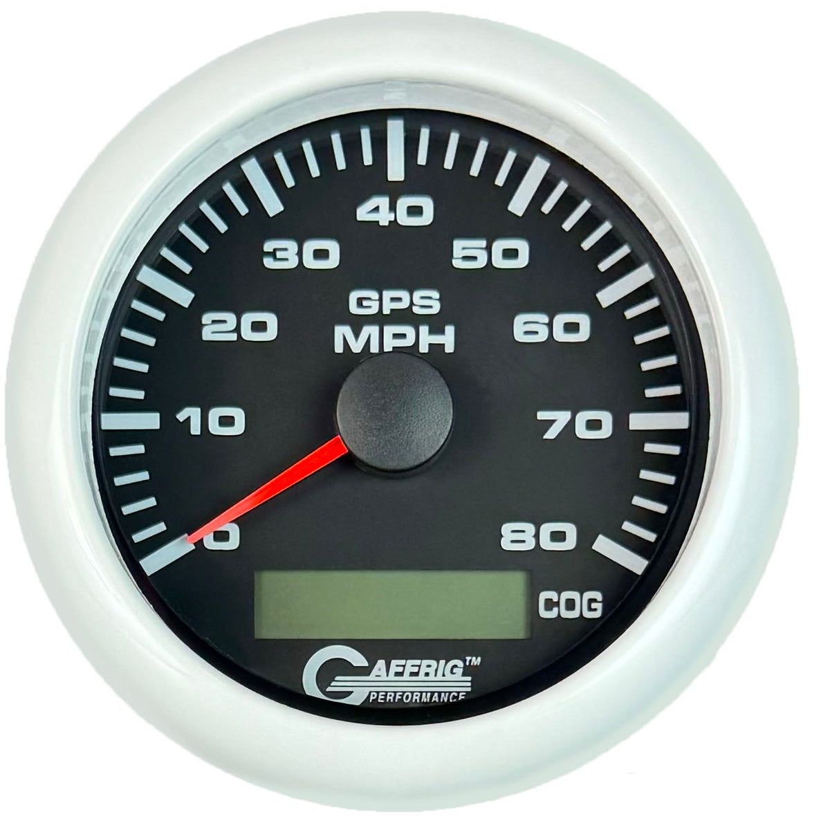 GAFFRIG 3 3/8 INCH GPS ANALOG SPEEDOMETER KIT - BLACK - 80 MPH, 120 MPH, 160 MPH
