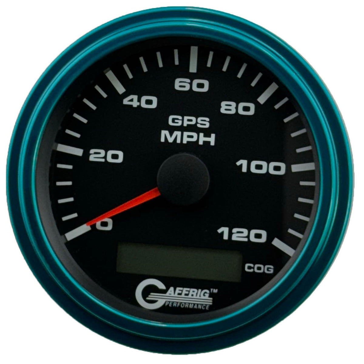 GAFFRIG 3 3/8 INCH GPS ANALOG SPEEDOMETER KIT - BLACK - 80 MPH, 120 MPH, 160 MPH