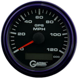 GAFFRIG 3 3/8 INCH GPS ANALOG SPEEDOMETER KIT - BLACK - 80 MPH, 120 MPH, 160 MPH