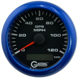 GAFFRIG 3 3/8 INCH GPS ANALOG SPEEDOMETER KIT - BLACK - 80 MPH, 120 MPH, 160 MPH