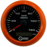 GAFFRIG 3 3/8 INCH GPS ANALOG SPEEDOMETER KIT - BLACK - 80 MPH, 120 MPH, 160 MPH