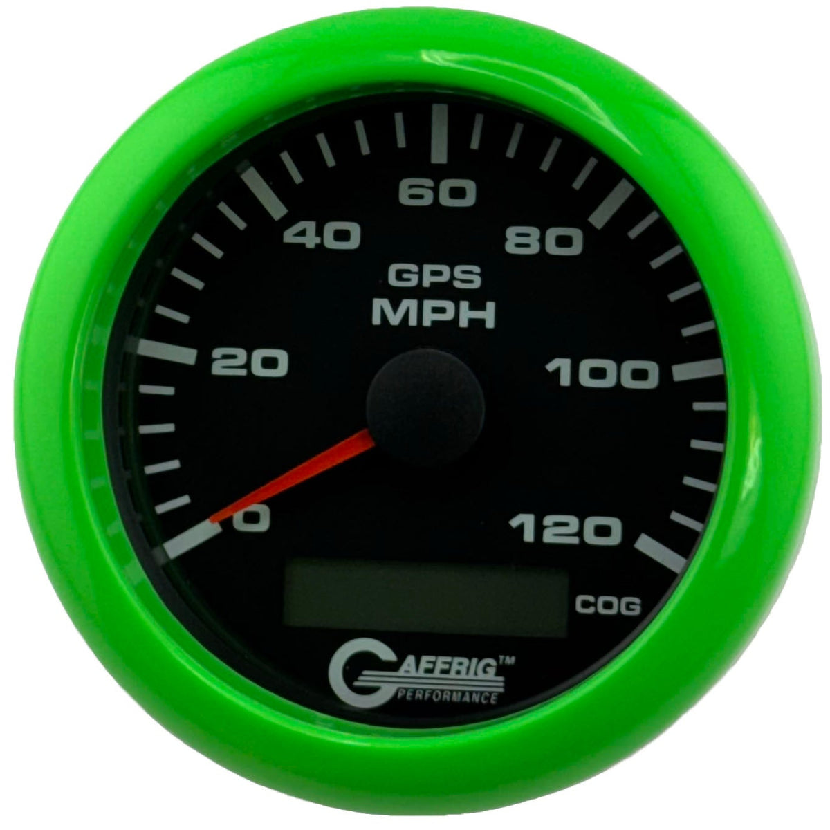 GAFFRIG 3 3/8 INCH GPS ANALOG SPEEDOMETER KIT - BLACK - 80 MPH, 120 MPH, 160 MPH