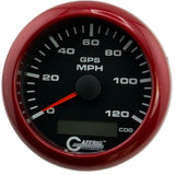 GAFFRIG 3 3/8 INCH GPS ANALOG SPEEDOMETER KIT - BLACK - 80 MPH, 120 MPH, 160 MPH