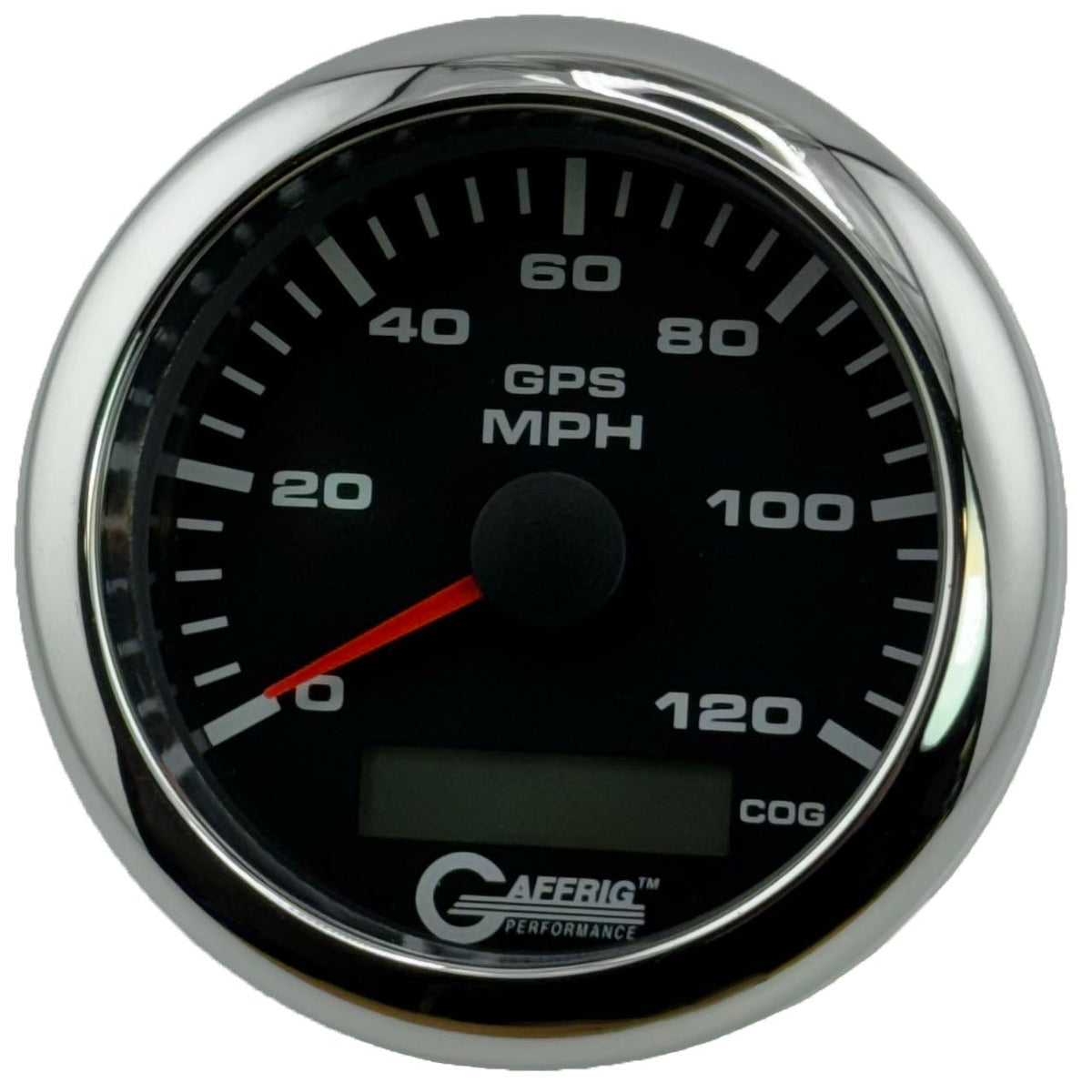 GAFFRIG 3 3/8 INCH GPS ANALOG SPEEDOMETER KIT - BLACK - 80 MPH, 120 MPH, 160 MPH