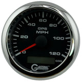 GAFFRIG 3 3/8 INCH GPS ANALOG SPEEDOMETER KIT - BLACK - 80 MPH, 120 MPH, 160 MPH