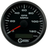 GAFFRIG 3 3/8 INCH GPS ANALOG SPEEDOMETER KIT - BLACK - 80 MPH, 120 MPH, 160 MPH