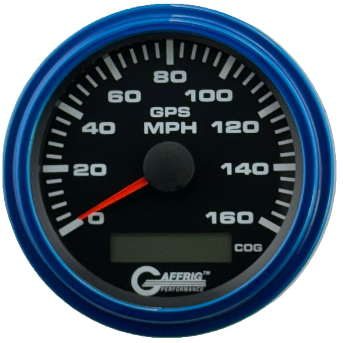 GAFFRIG 3 3/8 INCH GPS ANALOG SPEEDOMETER KIT - BLACK - 80 MPH, 120 MPH, 160 MPH