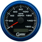 GAFFRIG 3 3/8 INCH GPS ANALOG SPEEDOMETER KIT - BLACK - 80 MPH, 120 MPH, 160 MPH