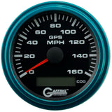 GAFFRIG 3 3/8 INCH GPS ANALOG SPEEDOMETER KIT - BLACK - 80 MPH, 120 MPH, 160 MPH