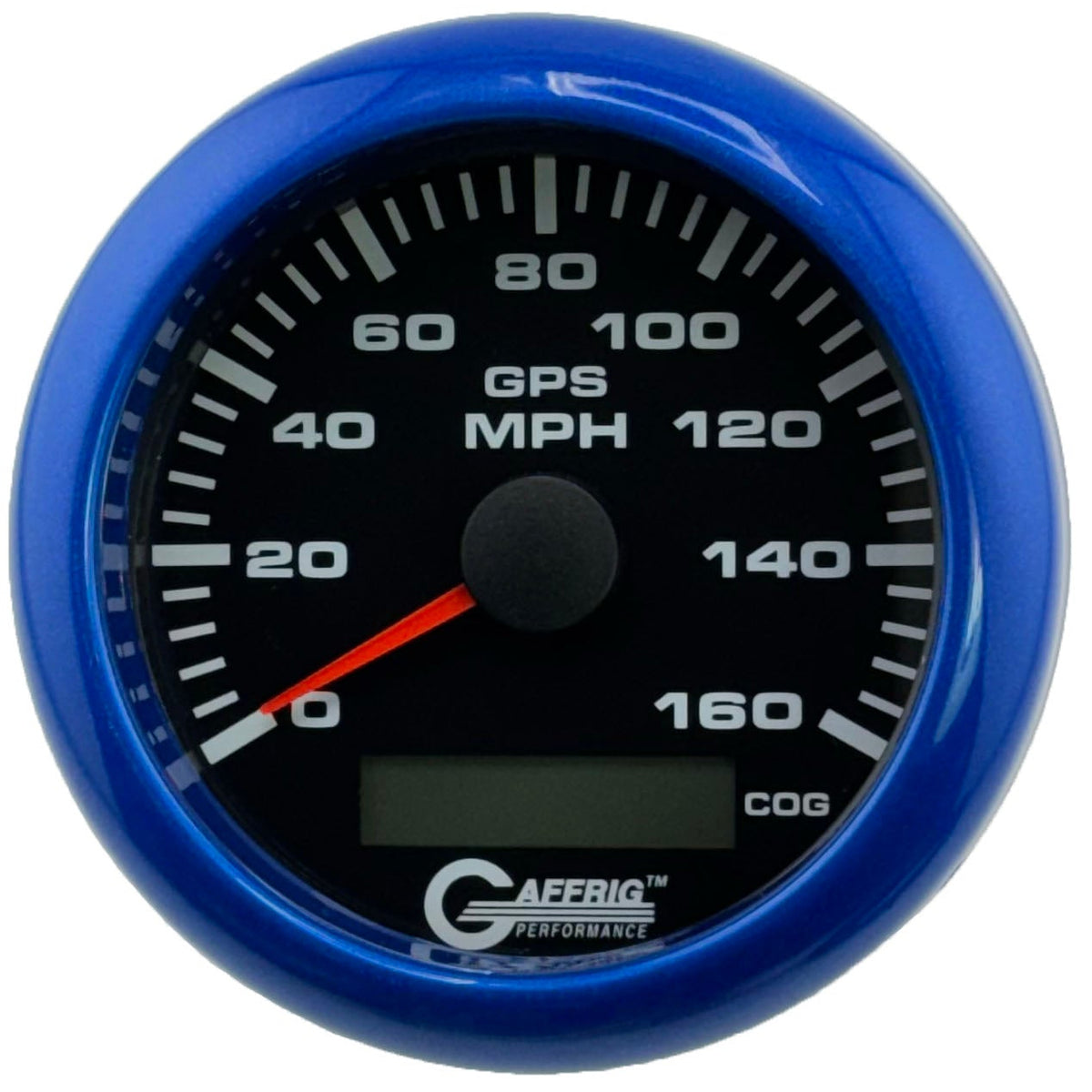 GAFFRIG 3 3/8 INCH GPS ANALOG SPEEDOMETER KIT - BLACK - 80 MPH, 120 MPH, 160 MPH