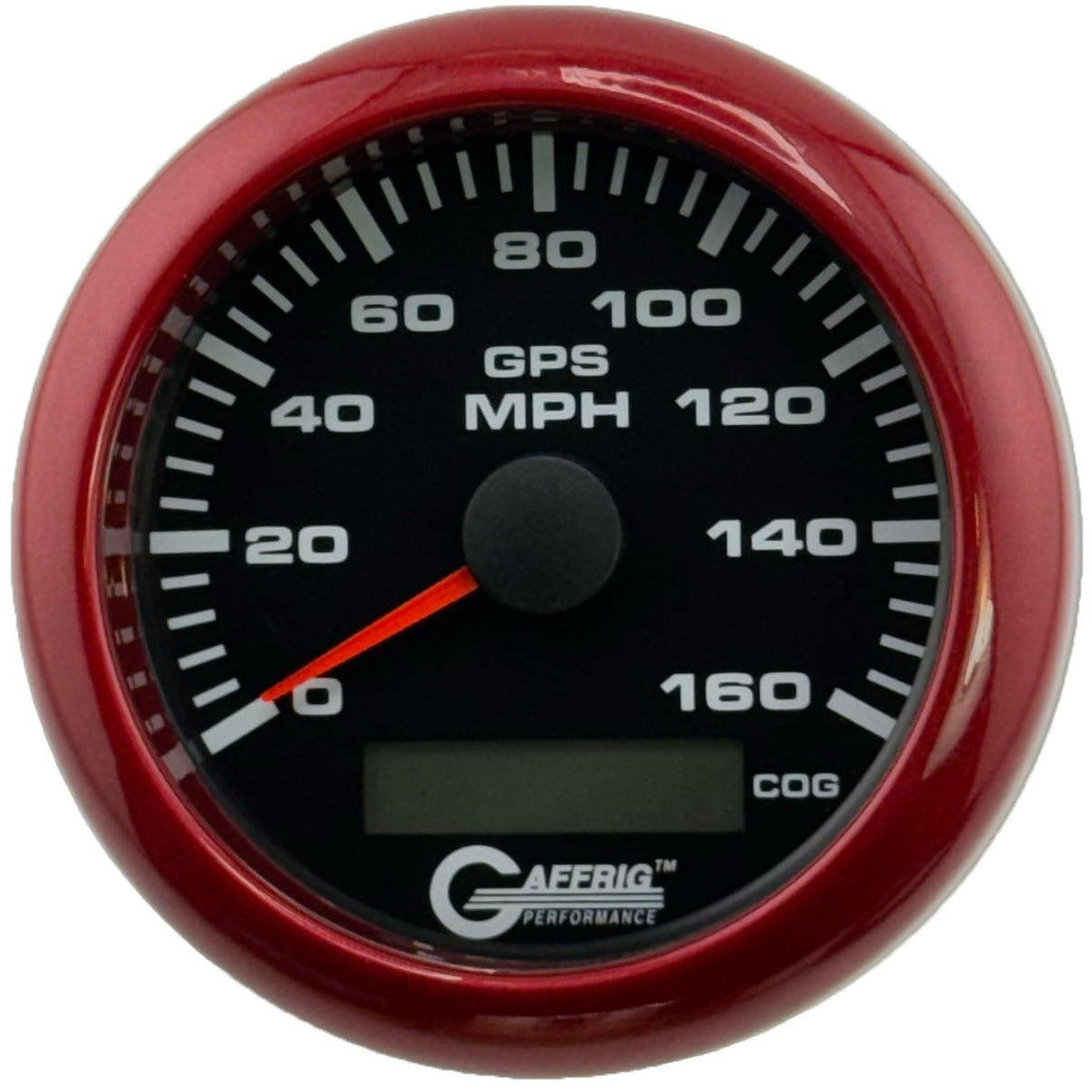 GAFFRIG 3 3/8 INCH GPS ANALOG SPEEDOMETER KIT - BLACK - 80 MPH, 120 MPH, 160 MPH