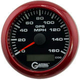 GAFFRIG 3 3/8 INCH GPS ANALOG SPEEDOMETER KIT - BLACK - 80 MPH, 120 MPH, 160 MPH