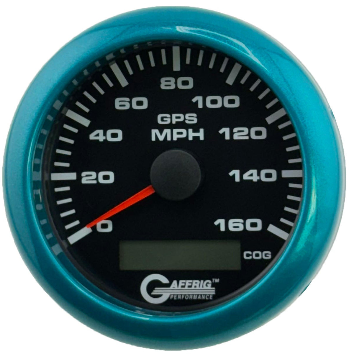 GAFFRIG 3 3/8 INCH GPS ANALOG SPEEDOMETER KIT - BLACK - 80 MPH, 120 MPH, 160 MPH