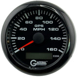 GAFFRIG 3 3/8 INCH GPS ANALOG SPEEDOMETER KIT - BLACK - 80 MPH, 120 MPH, 160 MPH