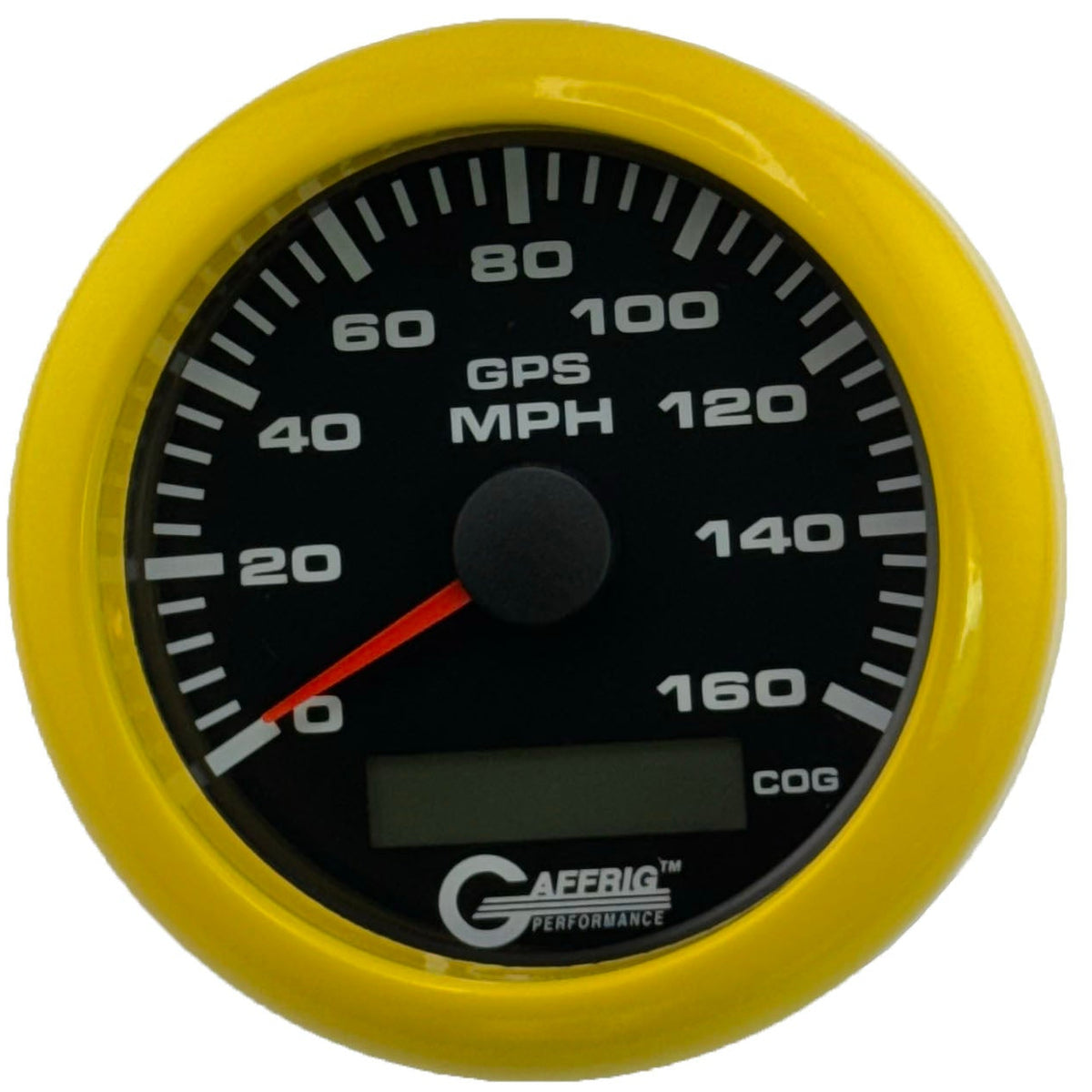 GAFFRIG 3 3/8 INCH GPS ANALOG SPEEDOMETER KIT - BLACK - 80 MPH, 120 MPH, 160 MPH