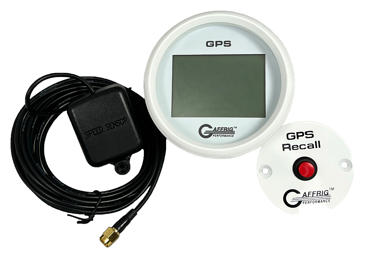 GAFFRIG 3 3/8 INCH DIGITAL GPS GAUGE 999 MPH KIT