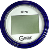 GAFFRIG 3 3/8 INCH DIGITAL GPS GAUGE 999 MPH KIT PLATINUM / STEP RIM / PURPLE