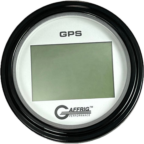 GAFFRIG 3 3/8 INCH DIGITAL GPS GAUGE 999 MPH KIT PLATINUM / STEP RIM / BLACK