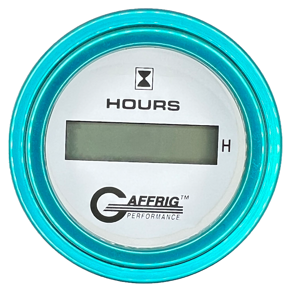 GAFFRIG 2 INCH ELECTRIC ENGINE HOUR METER STEP RIM (002) / TEAL / WHITE