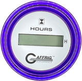 GAFFRIG 2 INCH ELECTRIC ENGINE HOUR METER STEP RIM (002) / PURPLE / WHITE