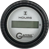 GAFFRIG 2 INCH ELECTRIC ENGINE HOUR METER PLATINUM / STEP RIM (002) / BLACK