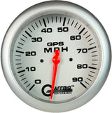 GAFFRIG 4 5/8 INCH GPS SPEEDOMETER - HEAD ONLY - WHITE - 90 MPH, 120 MPH, 180 MPH
