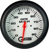 GAFFRIG 4 5/8 INCH GPS SPEEDOMETER - HEAD ONLY - WHITE - 90 MPH, 120 MPH, 180 MPH