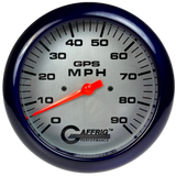GAFFRIG 4 5/8 INCH GPS SPEEDOMETER - HEAD ONLY - PLATINUM - 90 MPH, 120 MPH, 180 MPH