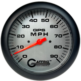 GAFFRIG 4 5/8 INCH GPS SPEEDOMETER - HEAD ONLY - PLATINUM - 90 MPH, 120 MPH, 180 MPH