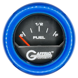 GAFFRIG 2 INCH ELECTRIC FUEL LEVEL GAUGE 240-33 OHMS FAT RIM (218) / BLUE / BLACK