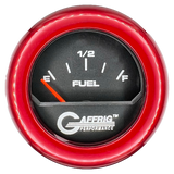 GAFFRIG 2 INCH ELECTRIC FUEL LEVEL GAUGE 240-33 OHMS FAT RIM (218) / RED / BLACK