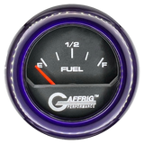 GAFFRIG 2 INCH ELECTRIC FUEL LEVEL GAUGE 240-33 OHMS FAT RIM (218) / PURPLE / BLACK