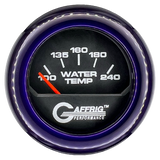 GAFFRIG 2 INCH ELECTRIC WATER TEMP 100-240 F GAUGE FAT RIM (218) / PURPLE / BLACK