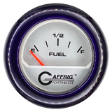 GAFFRIG 2 INCH ELECTRIC FUEL LEVEL GAUGE 240-33 OHMS FAT RIM (218) / PURPLE / PLATINUM