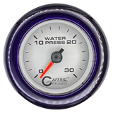 GAFFRIG 2 INCH MECHANICAL WATER PRESSURE 0-30 PSI GAUGE FAT RIM (218) / PURPLE / PLATINUM