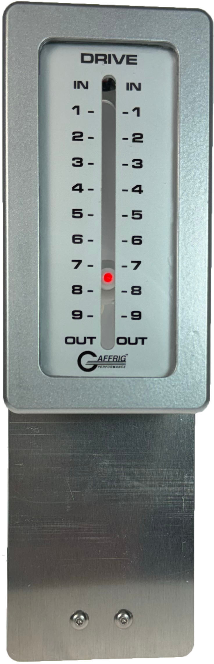 GAFFRIG PART #200 MECHANICAL INDICATOR - 1 DRIVE MERCURY CARD - WHITE DIAL PLATINUM