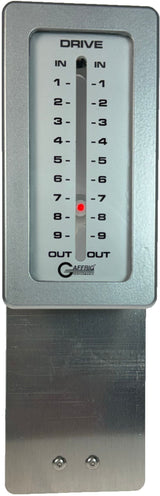 GAFFRIG PART #200 MECHANICAL INDICATOR - 1 DRIVE MERCURY CARD - WHITE DIAL PLATINUM