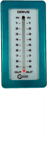 GAFFRIG PART #200 MECHANICAL INDICATOR - 1 DRIVE MERCURY CARD - WHITE DIAL TEAL