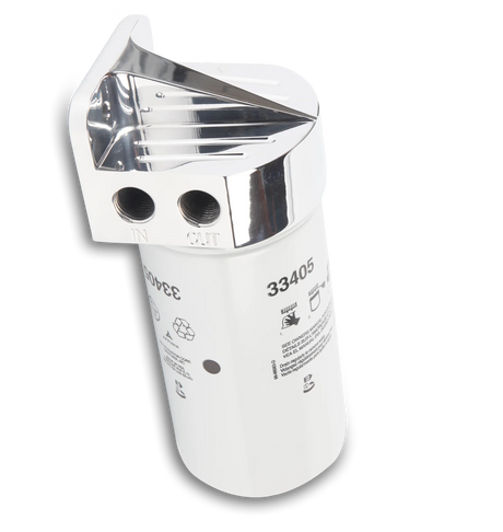 EDDIE MARINE BILLET HIGH VOLUME FUEL FILTER/WATER SEARATOR KIT