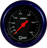 GAFFRIG 3 3/8 INCH MECHANICAL DRY SPEEDOMETER 45 MPH - HEAD ONLY FAT RIM (338) / PURPLE / BLACK