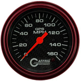 GAFFRIG 3 3/8 INCH GPS SPEEDOMETER - HEAD ONLY - CARBON FIBER