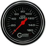 GAFFRIG 3 3/8 INCH GPS SPEEDOMETER - HEAD ONLY - CARBON FIBER