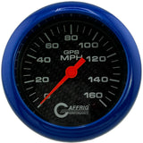 GAFFRIG 3 3/8 INCH GPS SPEEDOMETER - HEAD ONLY - CARBON FIBER