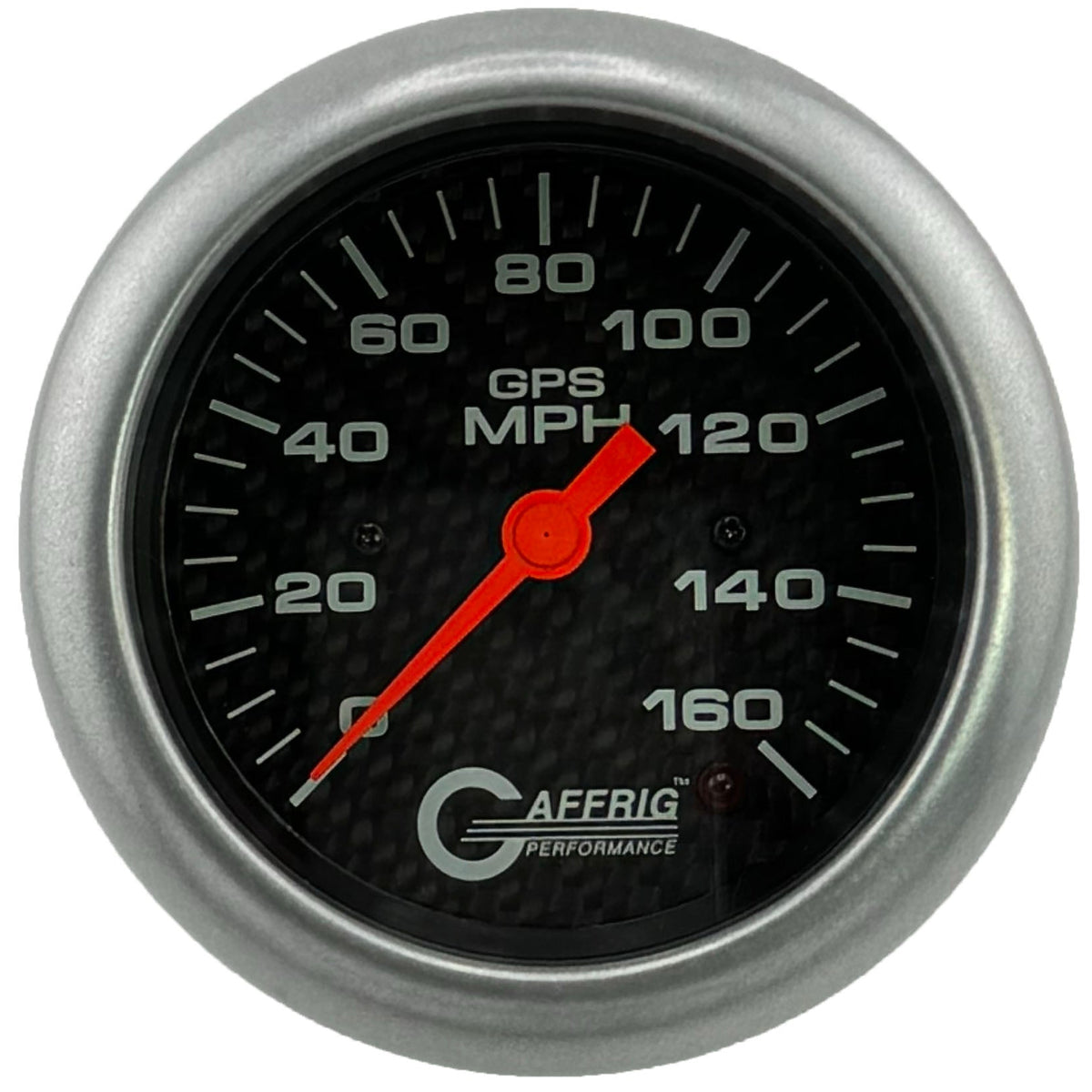GAFFRIG 3 3/8 INCH GPS SPEEDOMETER - HEAD ONLY - CARBON FIBER