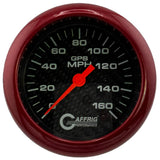 GAFFRIG 3 3/8 INCH GPS SPEEDOMETER - HEAD ONLY - CARBON FIBER