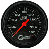 GAFFRIG 3 3/8 INCH GPS SPEEDOMETER - HEAD ONLY - CARBON FIBER