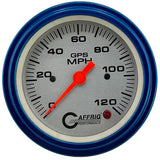GAFFRIG 3 3/8 INCH GPS SPEEDOMETER KIT - PLATINUM - 90 MPH, 120 MPH, 180 MPH