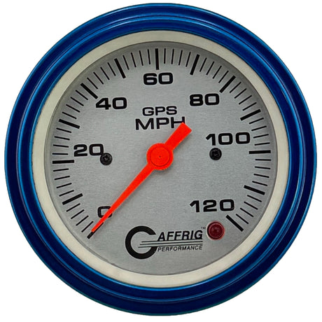 GAFFRIG 3 3/8 INCH GPS SPEEDOMETER KIT - PLATINUM - 90 MPH, 120 MPH, 180 MPH