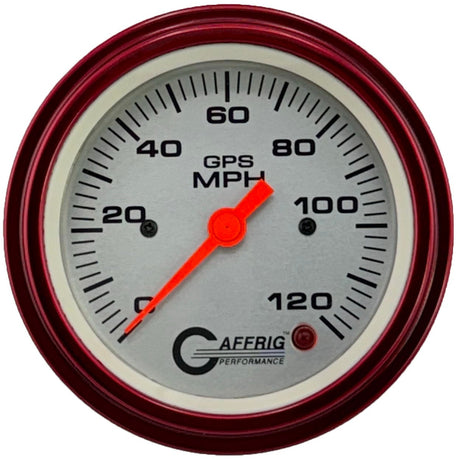 GAFFRIG 3 3/8 INCH GPS SPEEDOMETER KIT - PLATINUM - 90 MPH, 120 MPH, 180 MPH