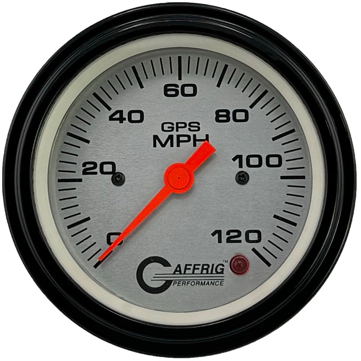 GAFFRIG 3 3/8 INCH GPS SPEEDOMETER KIT - PLATINUM - 90 MPH, 120 MPH, 180 MPH
